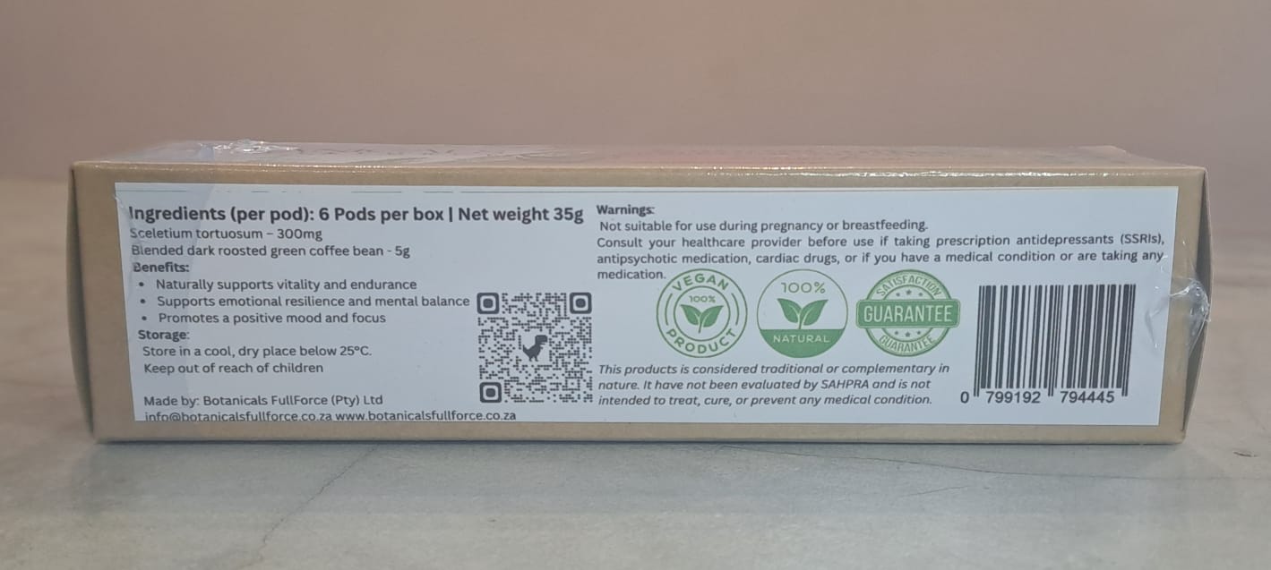 KannaCoffee – Sceletium Infused Coffee Pods (6s)